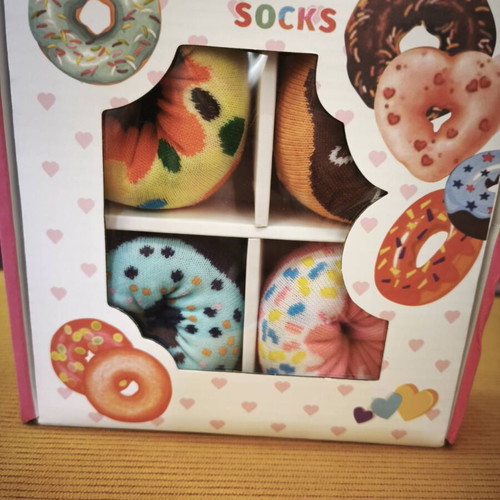 Donut socks unisex new without tags