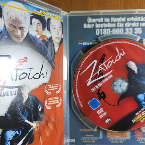 Zatoichi Der blinde Samurai DVD like new, Takeshi Kitano