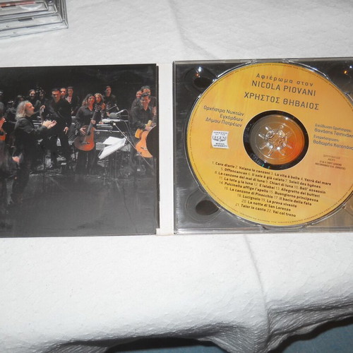 Christos Thivaios Tribute To Nicola Piovani CD album used, entechno