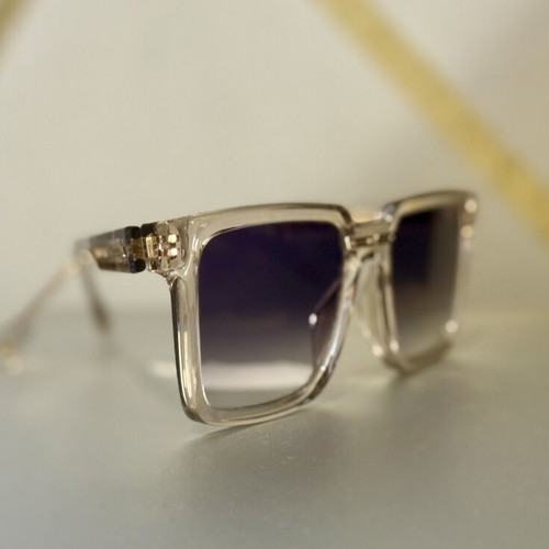 Carrera sunglasses used, crystal gold frame, gradient lenses