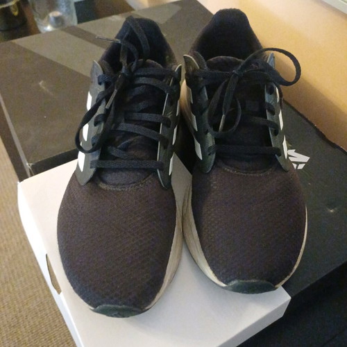 Adidas Cloudfoam athletic shoes like new, size 45, black