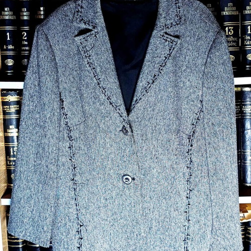 Figalos pret a porter gray melange suit used
