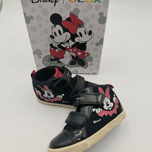 Geox Disney μποτάκι μεταχειρισμένο, νούμερο 25, μαύρο