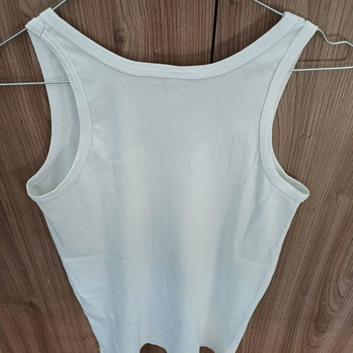 T shirt Santoro white sleeveless like new