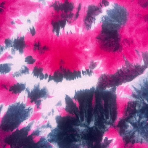 Y2K Tie-Dye Maxi Skirt Fuchsia and Black, Like New, Size M