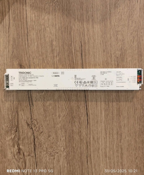 Πωλείται Καινούριο Τροφοδοτικό Tridonic LCA 150W 24V one4all SC PRE