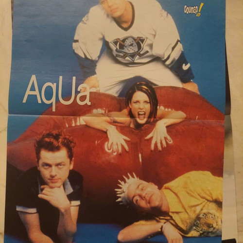 Melrose Place (Andrew Shue) Aqua & Cat poster like new, set of 2