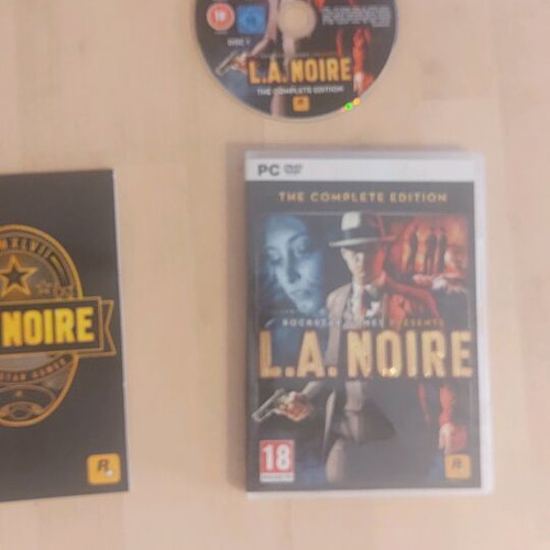 L.A Noire PC game used, official Rockstar game