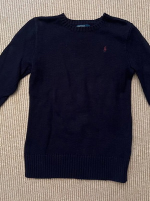 Ralph Lauren blue cotton sweater like new, size S