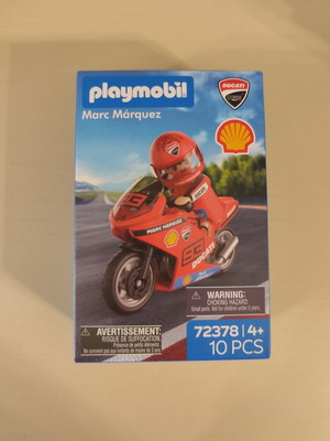 Playmobil Marc Marquez Ducati Shell περιορισμένης έκδοσης
