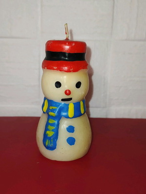 Snowman candle new