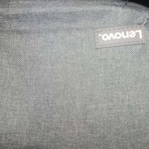 Lenovo laptop backpack used, gray