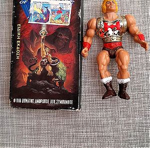Masters of the Universe Origins Flying Fists He-Man Action Figure  Πακέτο φιγούρα κ δωρο η VHS