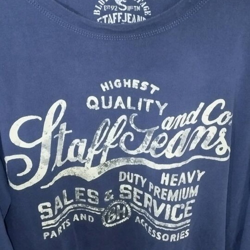 Staff blue XL shirt used