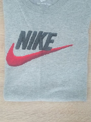 Nike t-shirt παιδικό καινούργιο, γκρι, Νο L