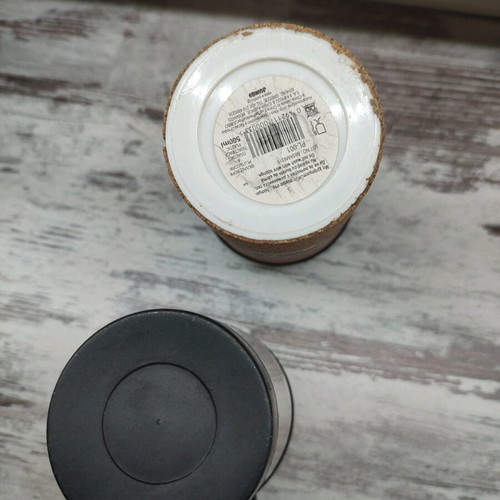 Set of 2 used cups, plastic and thermos, Jumbo brand