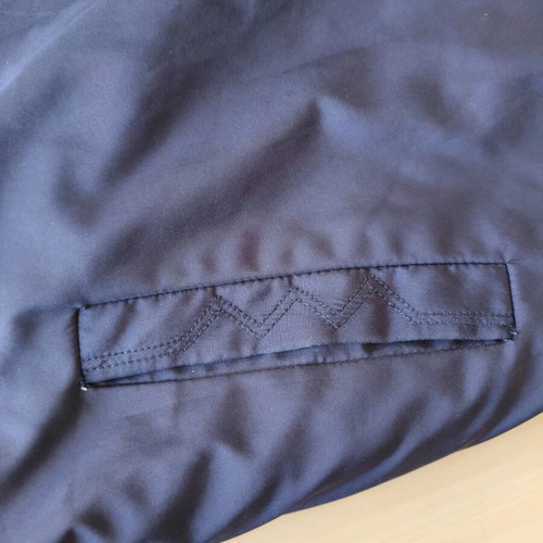 Blue jacket used, size XL, casual straight fit