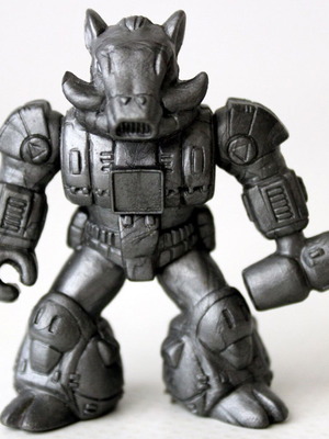 Τερατομάχος Ασημί Αγριόχοιρος μεταχειρισμένος, Vintage 80's Battle Beasts El Greco