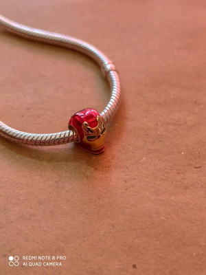 Ironman Pandora charm original, new, silver color