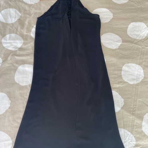 Toi&Moi asymmetrical halter blouse size M like new, black