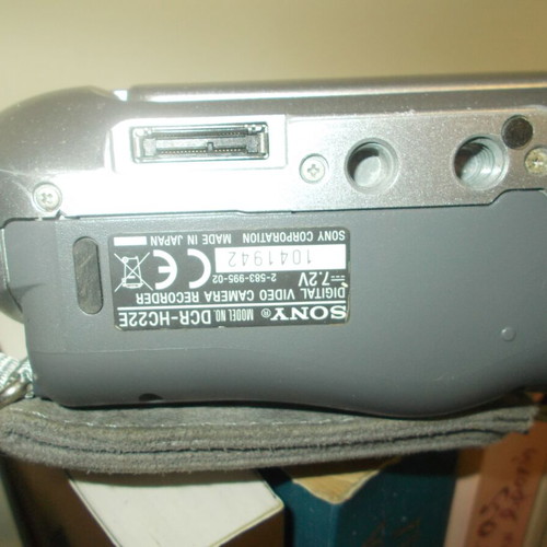 Sony Vintage Digital Video Camera used with original bag and accessories