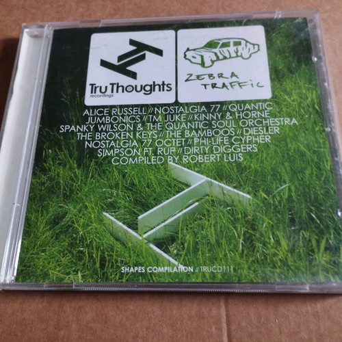 Shapes Compilation Tru Thoughts-Zebra Traffic CD used