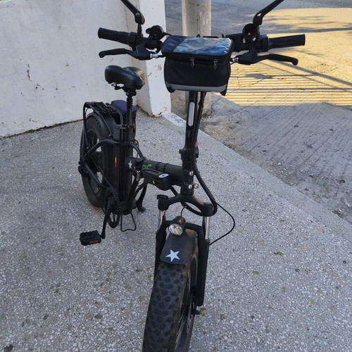 ACE WEELS Fat Bike Folding Electric Bicycle 48v with Accessories