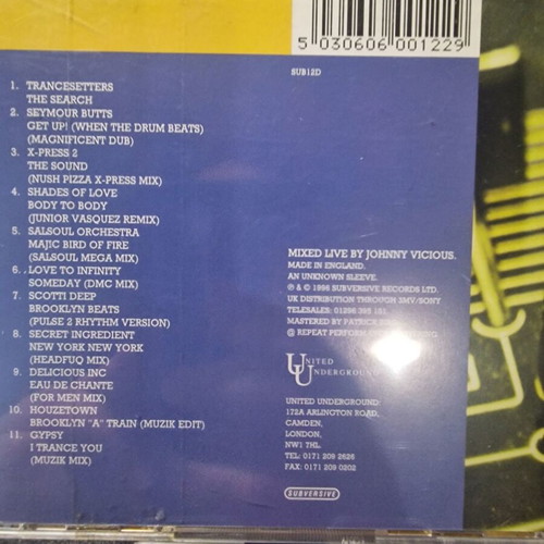 Johhny Vicious New York In The Mix CD new, electronic
