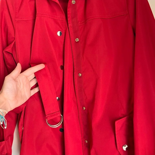 Zara red trench coat jacket new, size S