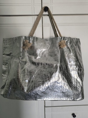 Shopper bag metallic new