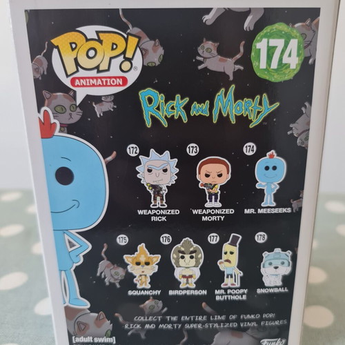 Funko Pop! Rick and Morty Mr. Meeseeks CHASE #174 new