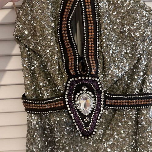 Panos Zinas haute couture dress used, mini, size S