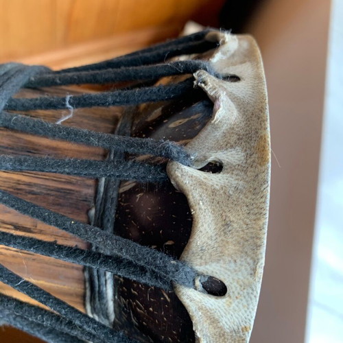 Handmade tumbrelki used from Indonesia with leather