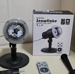 Christmas LED Snowflake Projector with Remote Control