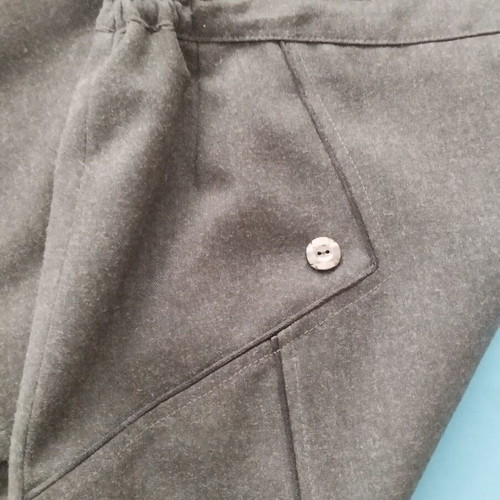 Vintage Greek Collection Women's Skirt like new, grey anthracite