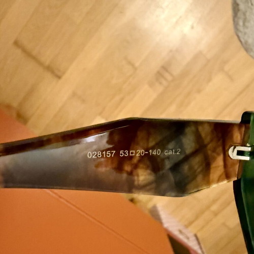 Ikko Oversized Geometric Sunglasses Green Like New