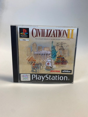 Civilization II 2 Playstation PS1 complete with map English version like new