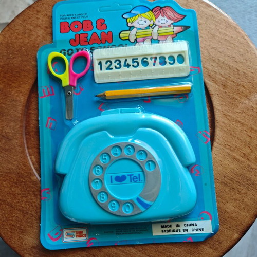 Vintage school supplies set new