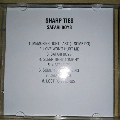 Sharp Ties Safari Boys CD used, rock