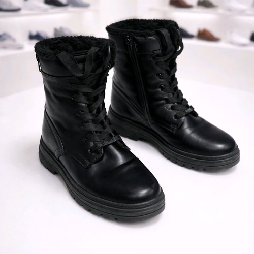 Tom Tailor Denim black boots like new, size 40