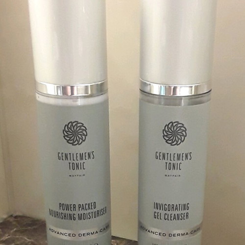 Gentlemens Tonic used, cleanser and moisturizer 100ml