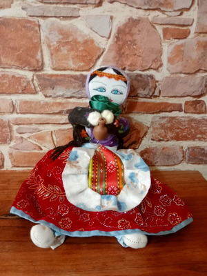 Traditional Zagorisi Doll new, hand embroidered