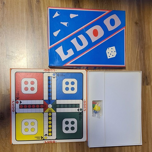 Vintage board game 1970 ER.KAP LUDO like new complete