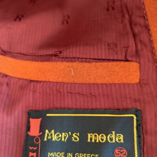 Men's wool jacket, cinnamon color, size M