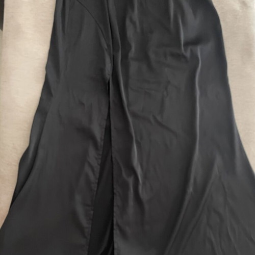 Black One-Shoulder Evening Dress satin, like new, Shein, size L