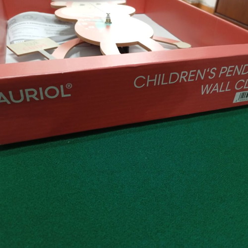 Children's pendulum monkey clock AURIOL like new