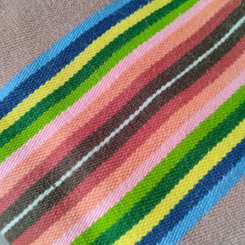 Handwoven throw used, size 185x130 cm