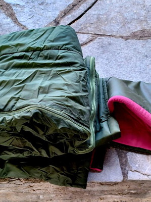 Sleeping Bag Μεταχειρισμένο, Καλοκαιρινό, Υλικό Μπουρνούζι Εσωτερικά, 180x70 εκ