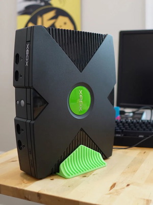 Xbox Original console stand new 3D print
