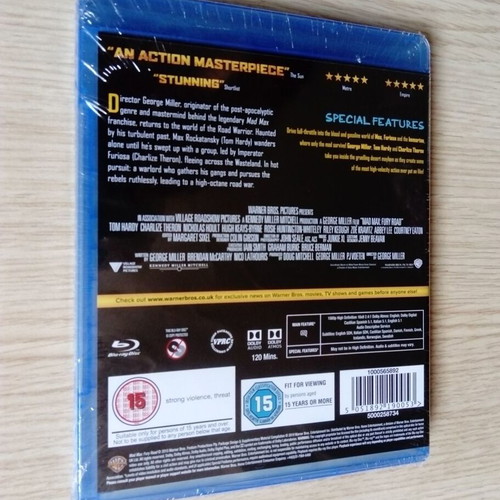 Mad Max Fury Road Blu-Ray new with Greek subtitles